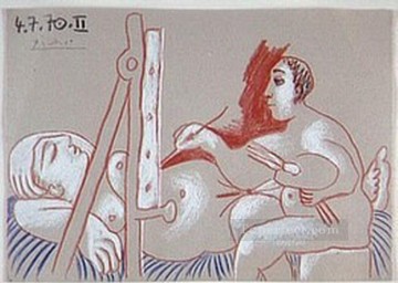 El artista y su modelo L artista et son modele 3 1970 cubismo Pablo Picasso Pinturas al óleo